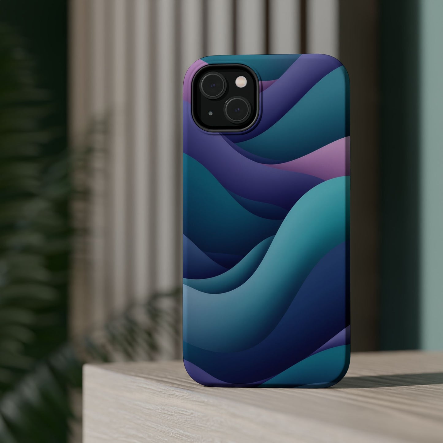 Oceanic Serenity Phone Case - Calming Blue Wave Aesthetic | Nature Inspired Gift Idea