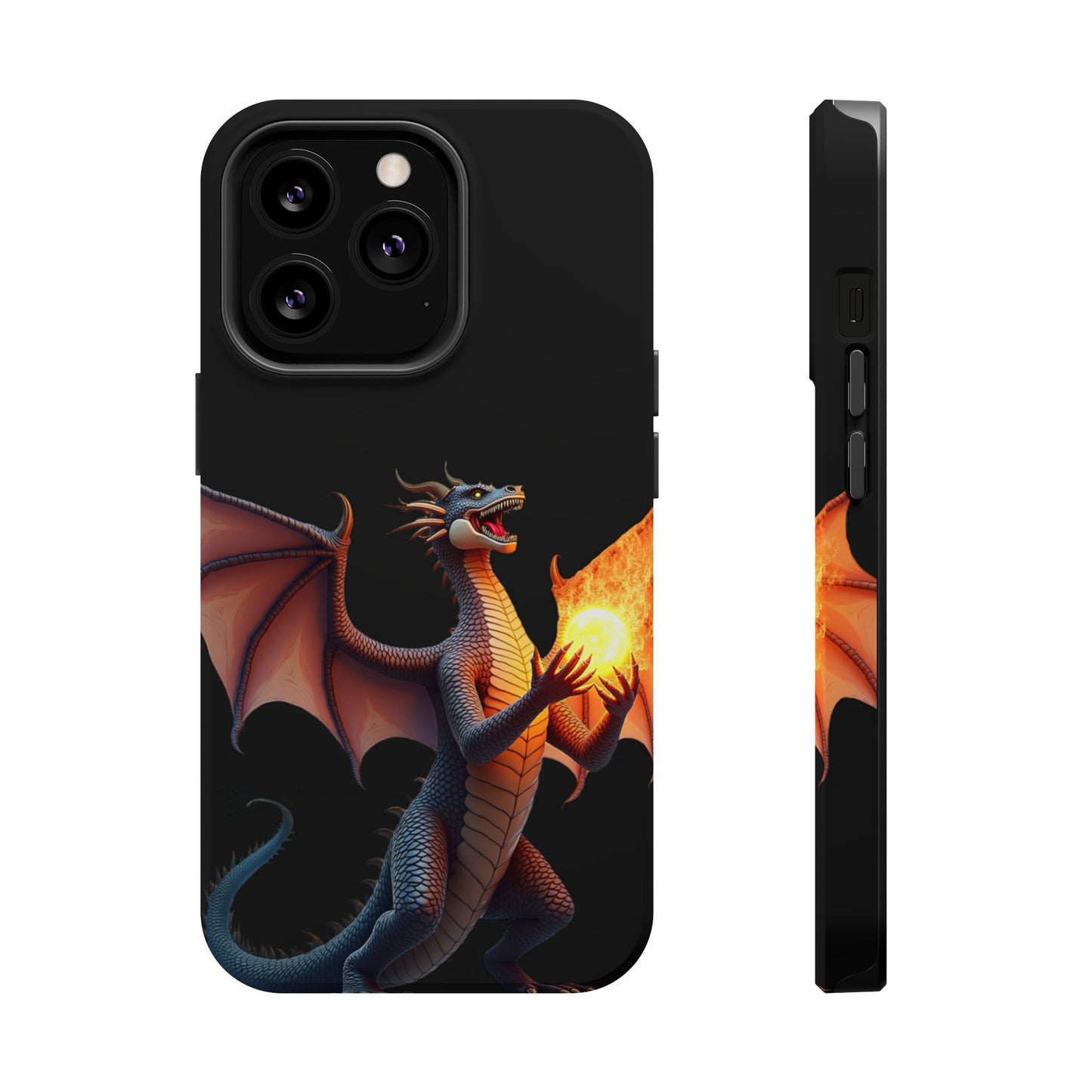 Dragon Fantasy MagSafe® iPhone Tough Case – Stunning Solid Design Protective Cover with Mythical Design