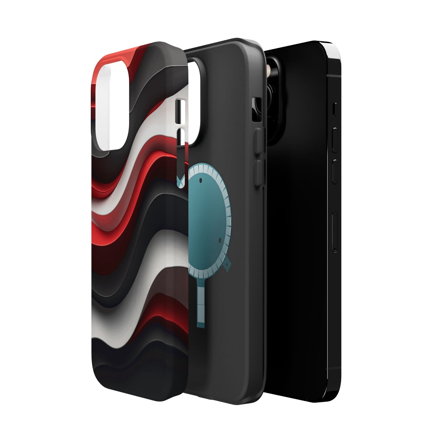 Statement Wave Phone Case - Aesthetic iPhone Case, Edgy Gift Idea, Trendy Summer Accessory