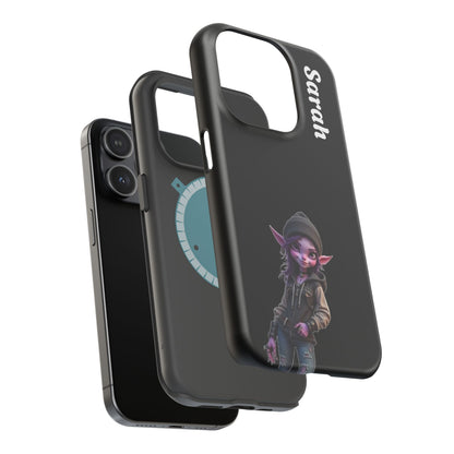 Personalized Elf Phone Case - Custom Name Aesthetic Y2K Gift | Cool Character Cases for Teens & Girls