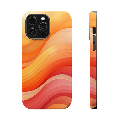 Sunset Phone Case - Aesthetic iPhone Case | Warm Gradient Wave Design | Gifts for Her | Beachy Summer Vibes