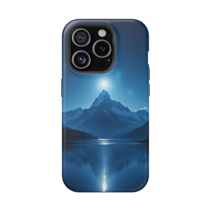 Mountain Moon Phone Case - Serene Landscape iPhone Cover - Nature Lover Gift