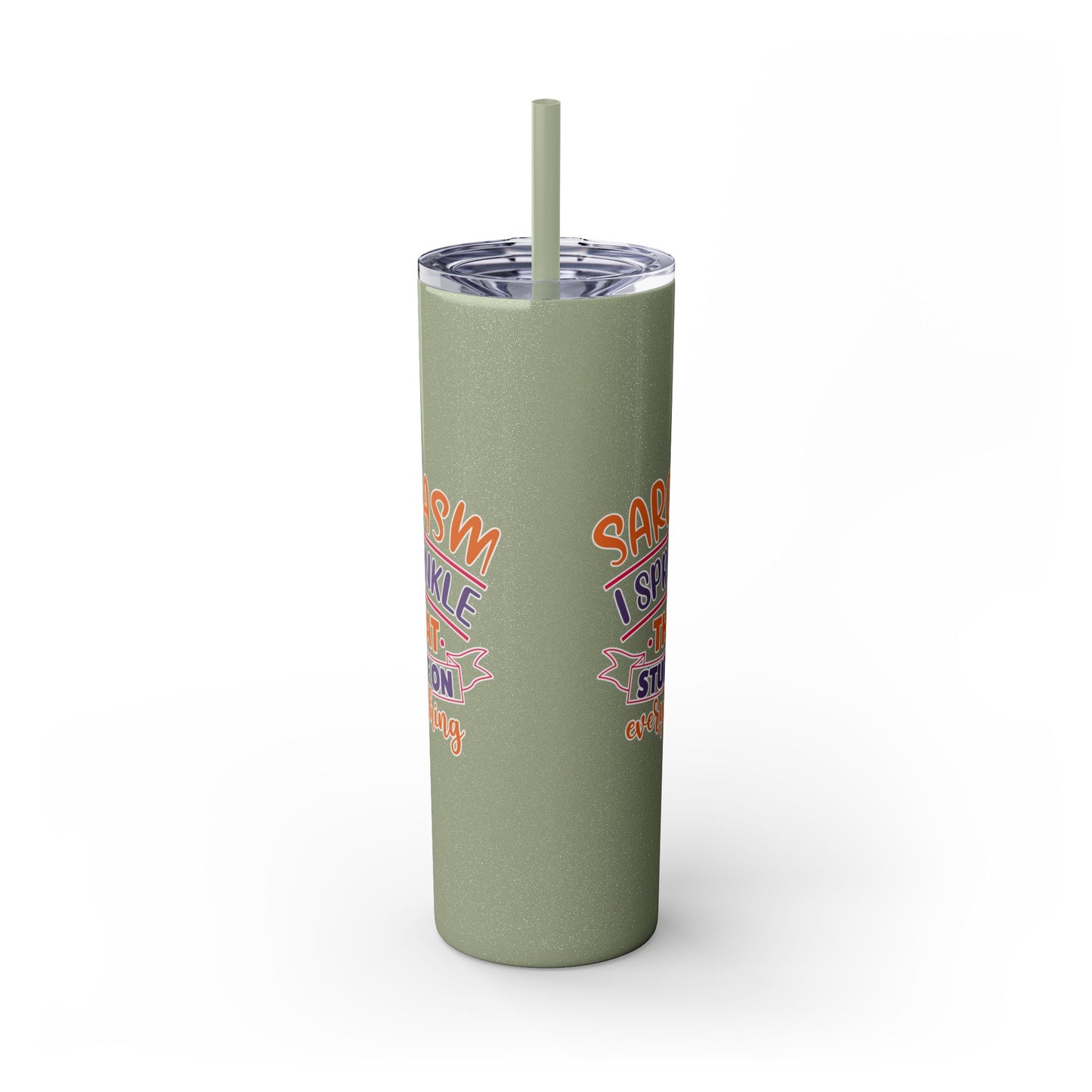 20oz Skinny Tumbler - 'Sarcasm: I Sprinkle That Stuff on Everything' Insulated Drinkware