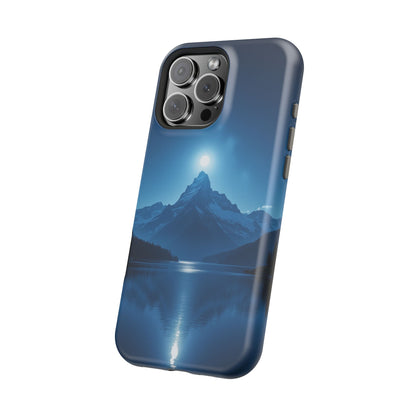 Mountain Moon Phone Case - Serene Landscape iPhone Cover - Nature Lover Gift
