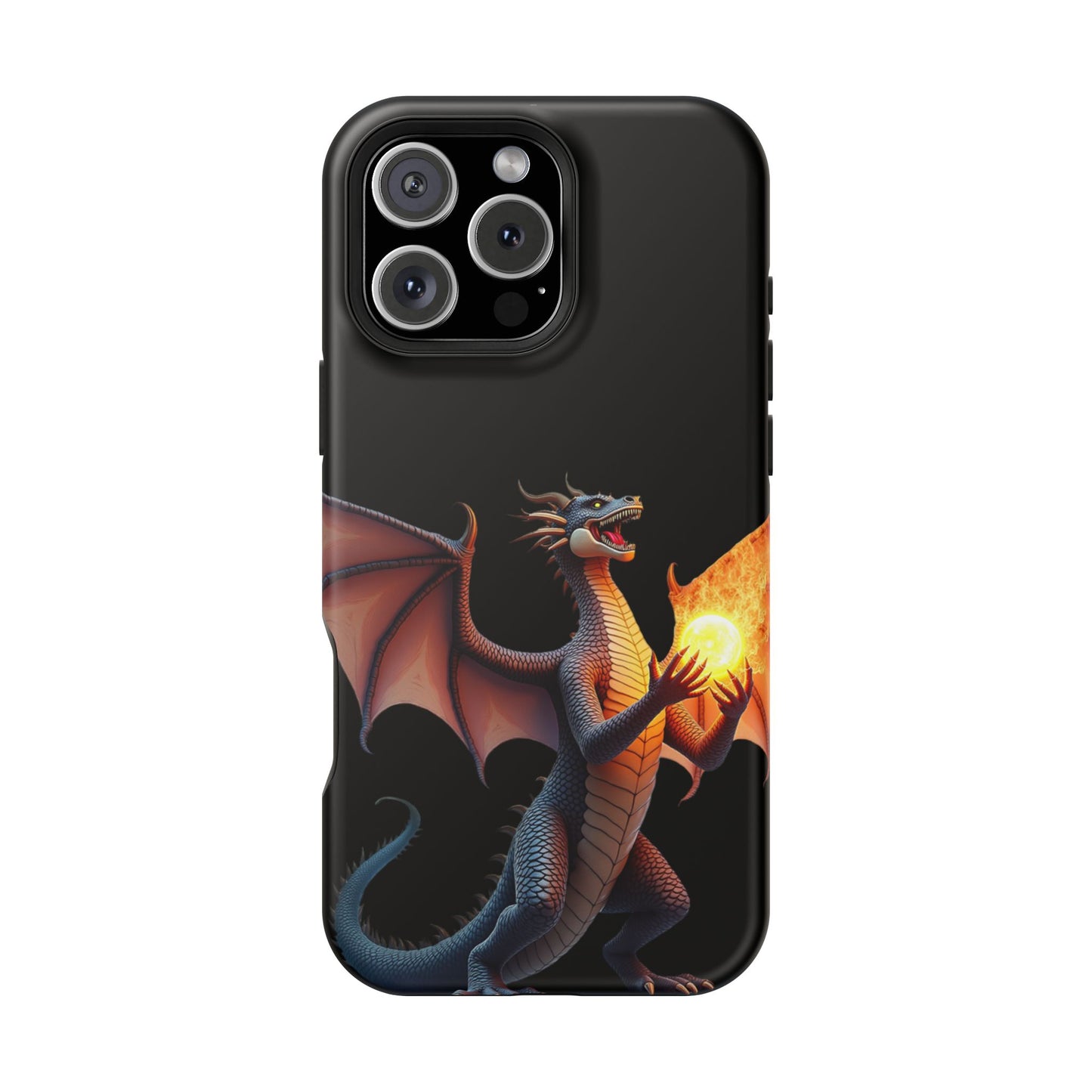 Dragon Fantasy MagSafe® iPhone Tough Case – Stunning Solid Design Protective Cover with Mythical Design