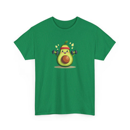 Funny Avocado Workout T-Shirt – “Swolecado” Gym Tee for Fitness Fans & Health Nuts