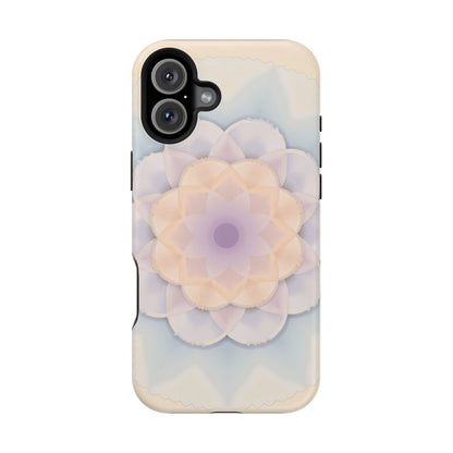 Pastel Mandala Phone Case - Aesthetic iPhone Case, Floral Gift Idea, Spiritual Zen Design