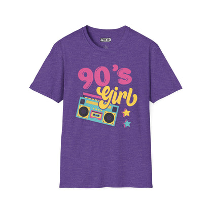"90’s Girl" T-Shirt – Retro Throwback Tee | Nostalgic 90s Vibe Graphic Shirt for Girls & Women | Vintage Pop Culture Fashion Tee