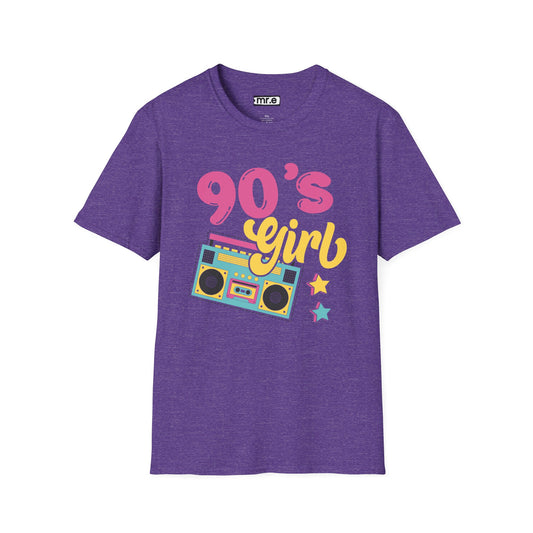 "90’s Girl" T-Shirt – Retro Throwback Tee | Nostalgic 90s Vibe Graphic Shirt for Girls & Women | Vintage Pop Culture Fashion Tee