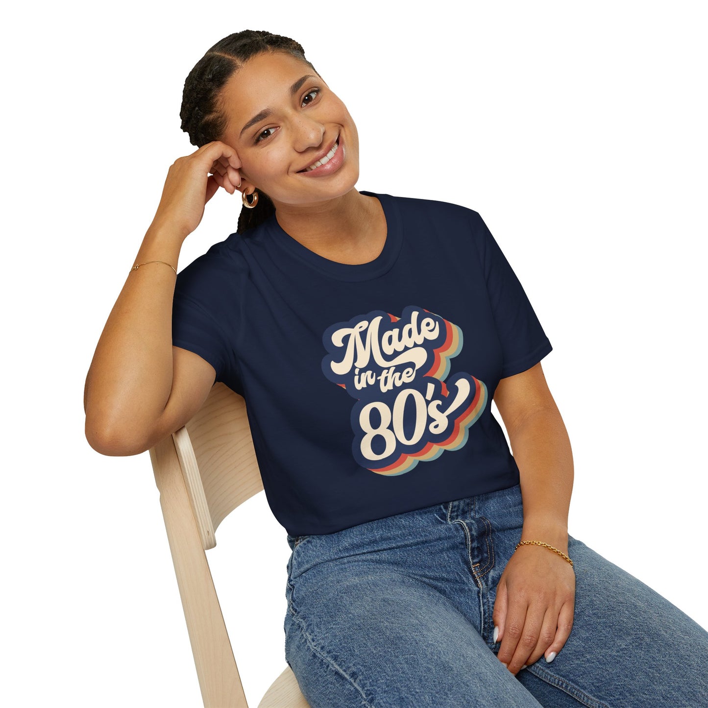 "Made in the 80s" T-Shirt – Retro Throwback Tee | Nostalgic 80s Fashion Graphic Shirt for Men & Women | Vintage Pop Culture Style