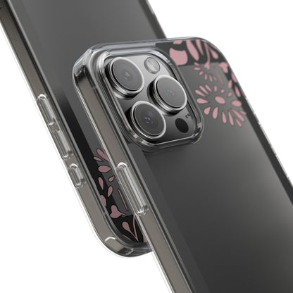 Elegant Floral Clear Phone Case – Minimalist Chic Protection
