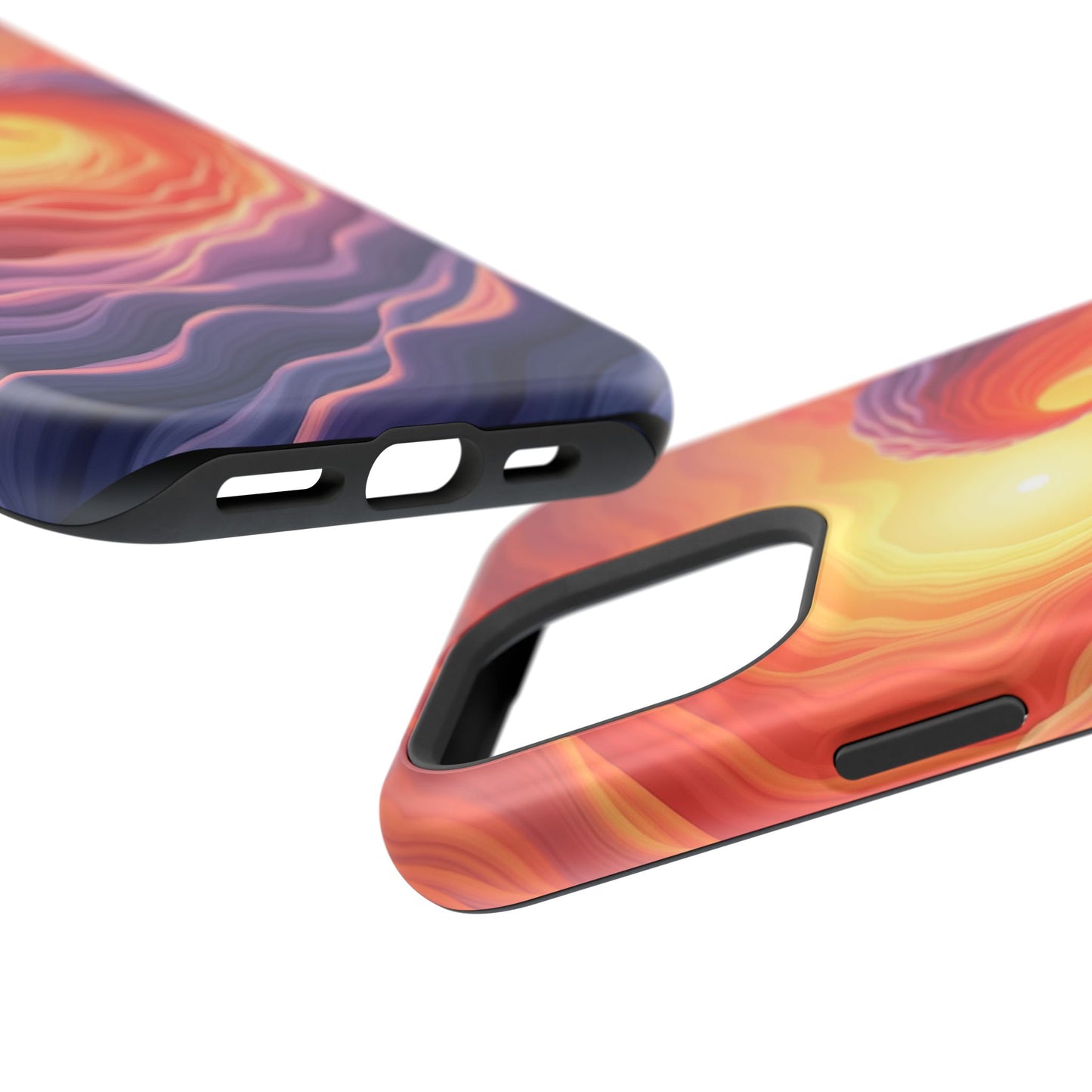 Sunburst Wave iPhone Case - Ocean Sunset Design, Aesthetic Beach Gift Idea
