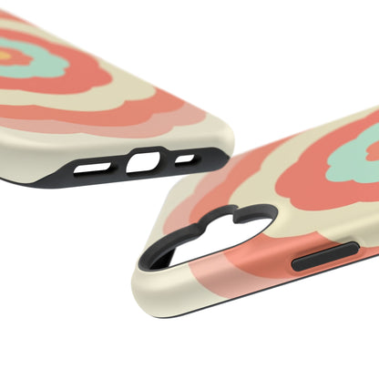 Cute Flower Phone Case - Pastel Aesthetic iPhone Case, Kawaii Gift Idea, Retro Floral Design
