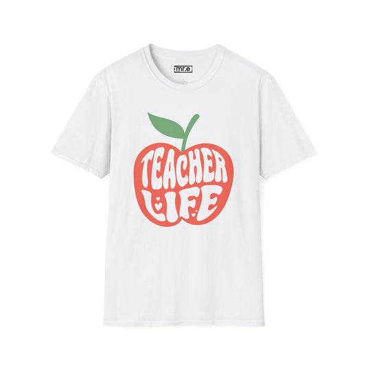 Teacher Life T-Shirt Retro Teacher Appreciation Gift Vintage Teacher Tee Perfect for Educators Comfortable Casual Wear