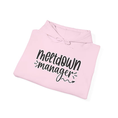 Meltdown Manager Hoodie – Fun & Relatable for Stress Managers