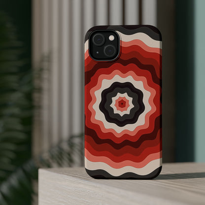 70s Wave Phone Case - Aesthetic iPhone Case, Vintage Gift Idea, Trendy Summer Accessory