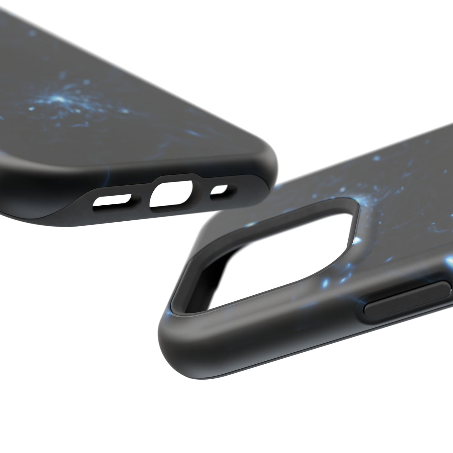 Galaxy Phone Case - Aesthetic iPhone Case | Blue Abstract Energy Design | Gifts for Him/Her | Sci-Fi Tech Vibes