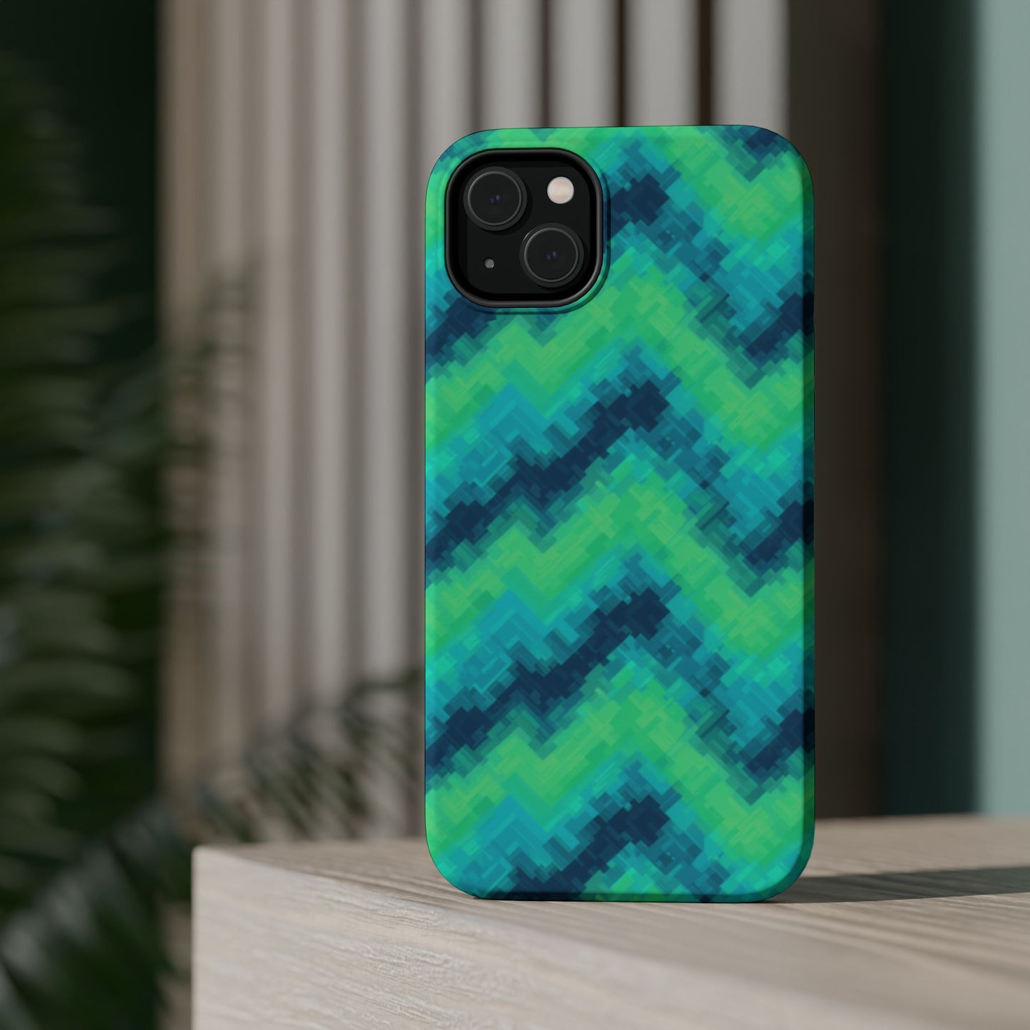 8-Bit Wave Phone Case for iPhone | Retro Pixel Art Slim Protective Cover