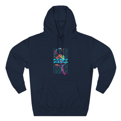 “Dance Dance Dance” Graphic Pullover, Motivational Dancer Gift, Dance Moms Inspired Apparel, Cozy Unisex Hoodie