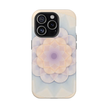 Pastel Mandala Phone Case - Aesthetic iPhone Case, Floral Gift Idea, Spiritual Zen Design