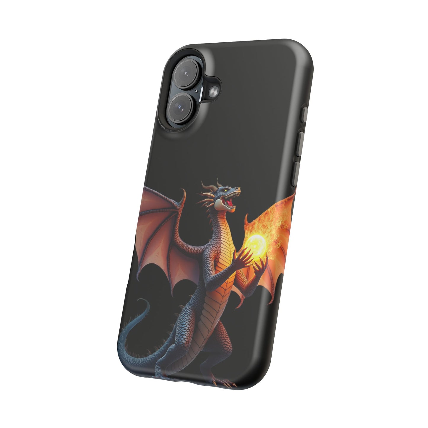 Dragon Fantasy MagSafe® iPhone Tough Case – Stunning Solid Design Protective Cover with Mythical Design