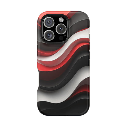 Statement Wave Phone Case - Aesthetic iPhone Case, Edgy Gift Idea, Trendy Summer Accessory