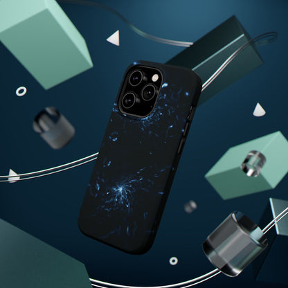 Galaxy Phone Case - Aesthetic iPhone Case | Blue Abstract Energy Design | Gifts for Him/Her | Sci-Fi Tech Vibes