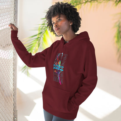 “Dance Dance Dance” Graphic Pullover, Motivational Dancer Gift, Dance Moms Inspired Apparel, Cozy Unisex Hoodie