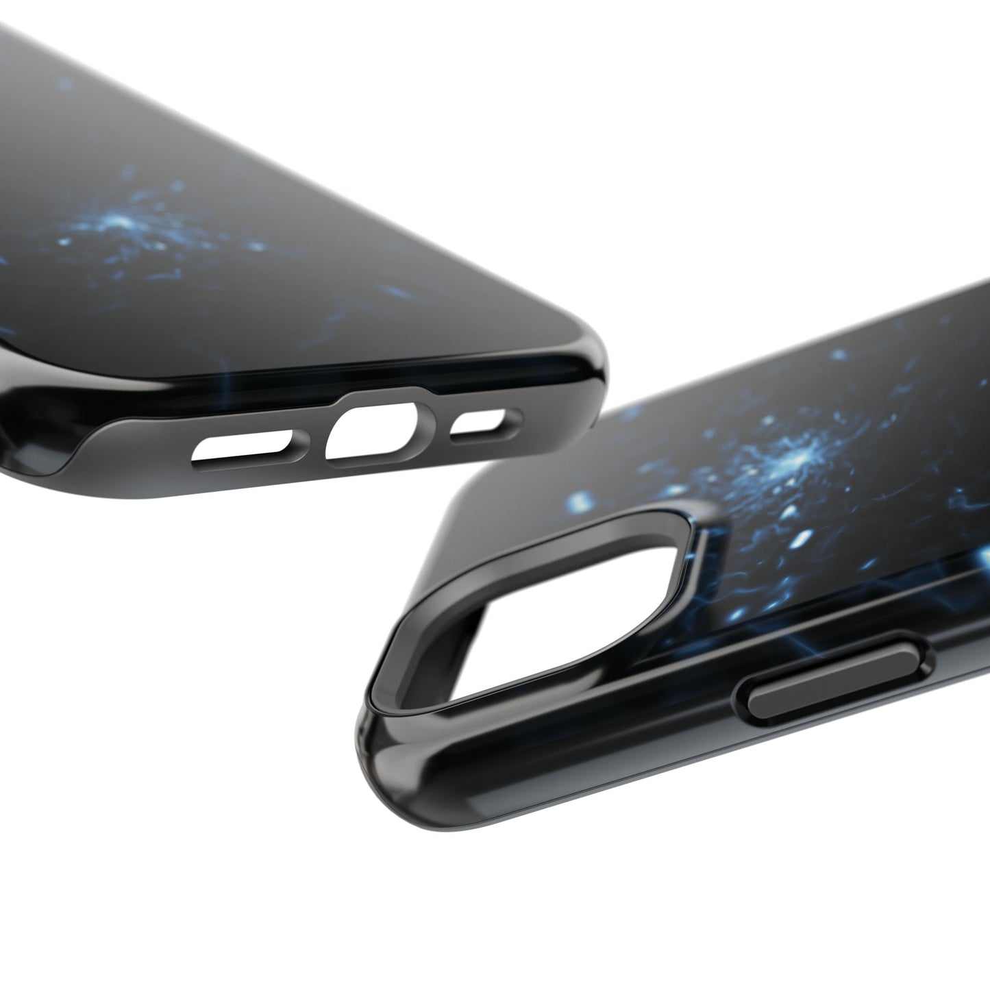 Galaxy Phone Case - Aesthetic iPhone Case | Blue Abstract Energy Design | Gifts for Him/Her | Sci-Fi Tech Vibes