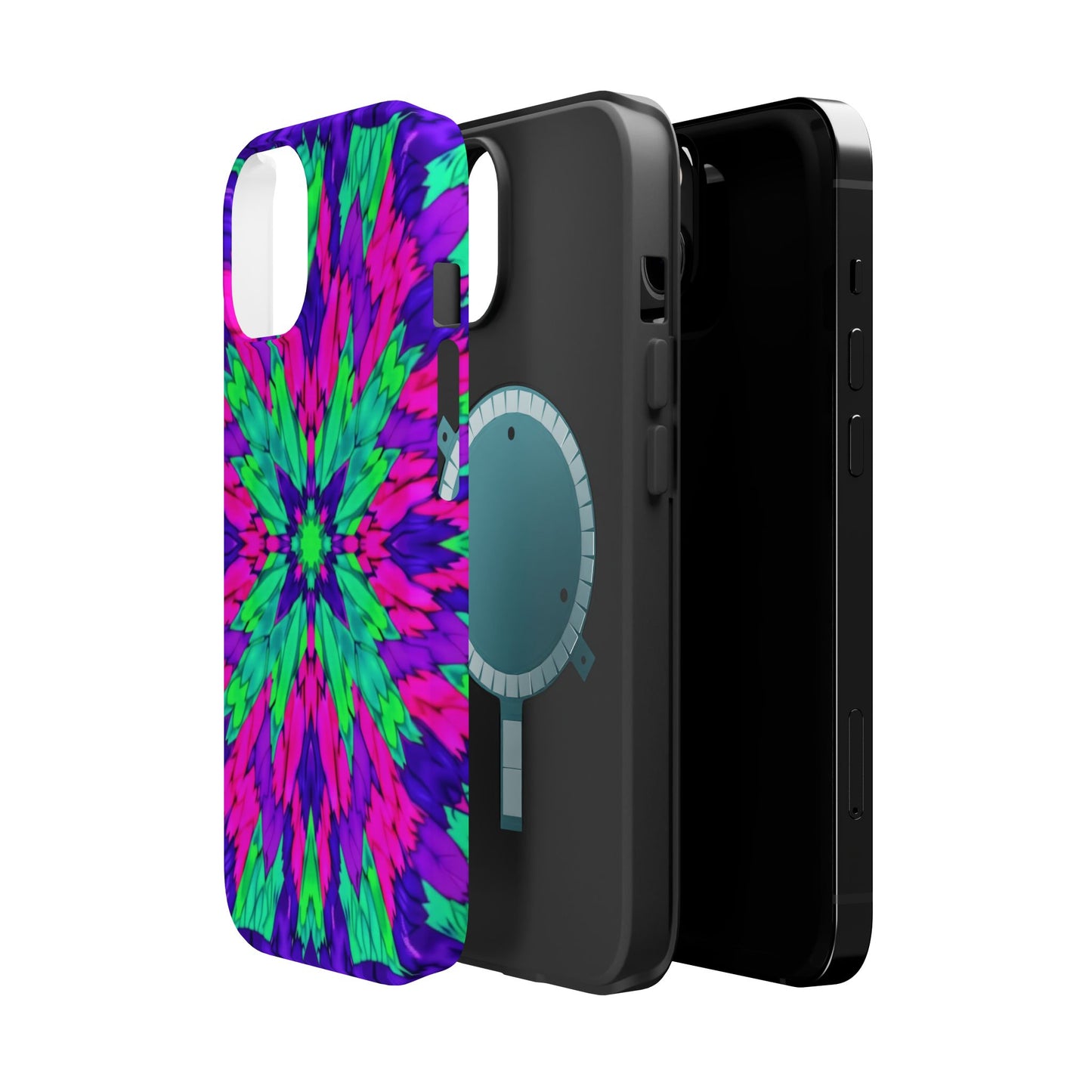 Psychedelic Mandala Phone Case - Trippy Art Gift | Colorful Flower Cases for iPhone Lovers