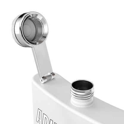 "Adulting Is Hard – This Helps" Flask – Funny Stainless Steel Hip Flask