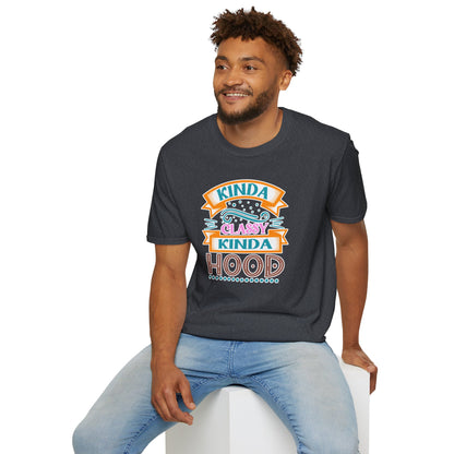 "Kinda Classy, Kinda Hood" Funny Dual-Vibe T-Shirt – Effortlessly Cool Graphic Tee for the Ironic Minimalist & Streetwise Sassy Soul