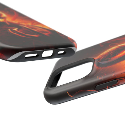 Fiery Alien Phone Case - Aesthetic iPhone Case | Sci-Fi Art Design | Gifts for Him | Unique Phone Accessories