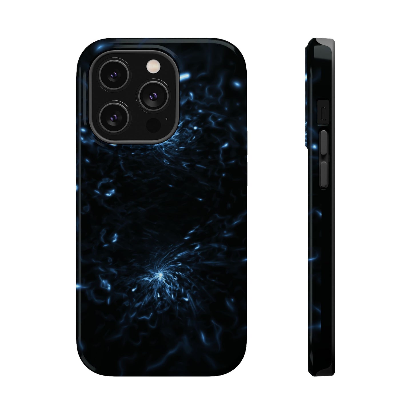 Galaxy Phone Case - Aesthetic iPhone Case | Blue Abstract Energy Design | Gifts for Him/Her | Sci-Fi Tech Vibes
