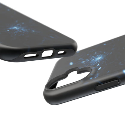 Galaxy Phone Case - Aesthetic iPhone Case | Blue Abstract Energy Design | Gifts for Him/Her | Sci-Fi Tech Vibes