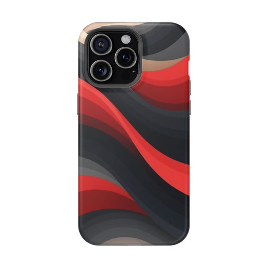 Dynamic Elegance Phone Case - Bold Wave Design | Trendy Aesthetic Gift Idea