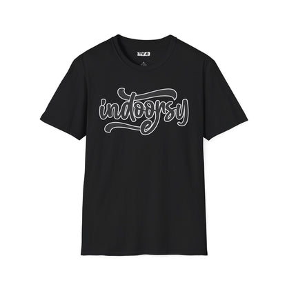 "Indoorsy" Funny Indoor Lifestyle T-Shirt – Quirky & Cozy Graphic Tee for Homebodies, Introverts & Lazy Legends
