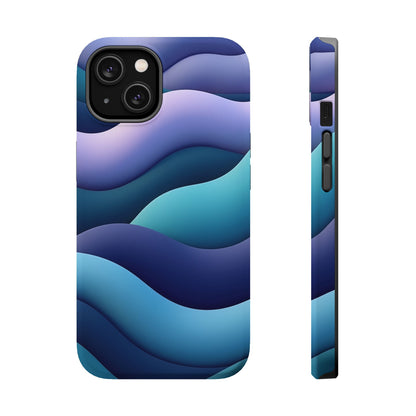 Blue Wave Phone Case - Aesthetic iPhone Case, Calming Gift Idea, Minimalist Summer Accessory