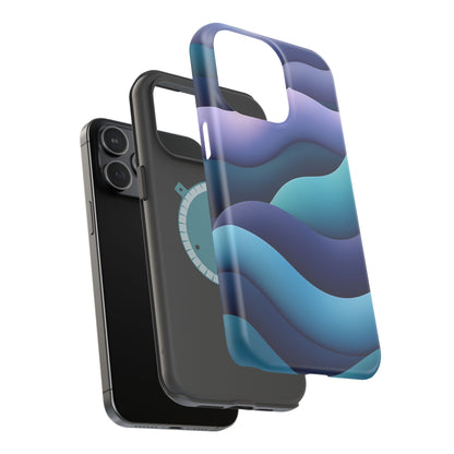 Blue Wave Phone Case - Aesthetic iPhone Case, Calming Gift Idea, Minimalist Summer Accessory