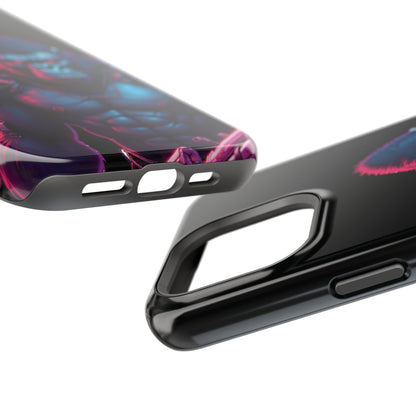 Cyber Primal Phone Case – Neon Power, Gorilla Strength