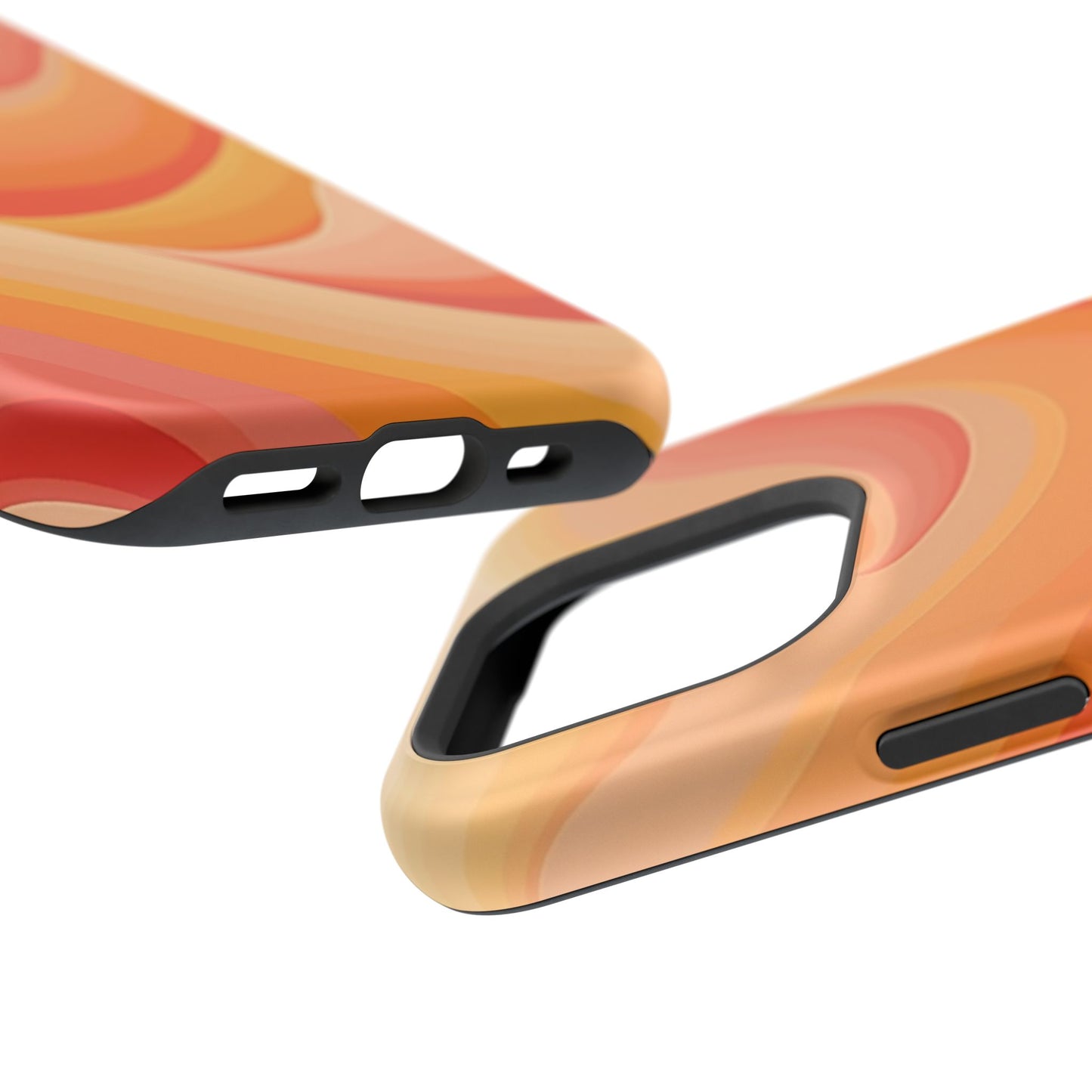 Retro Wave Phone Case - 70s Inspired Aesthetic | Orange Gradient iPhone Case | Gifts for Her | Vintage Style Sun Design