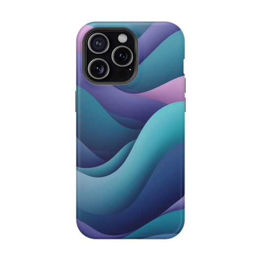 Oceanic Serenity Phone Case - Calming Blue Wave Aesthetic | Nature Inspired Gift Idea