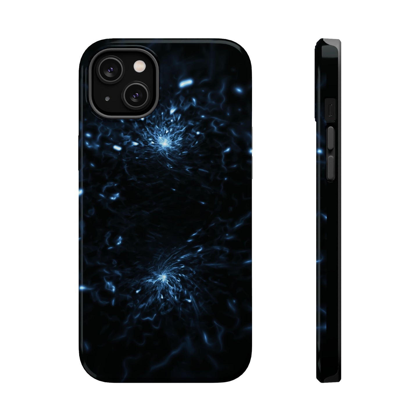 Galaxy Phone Case - Aesthetic iPhone Case | Blue Abstract Energy Design | Gifts for Him/Her | Sci-Fi Tech Vibes