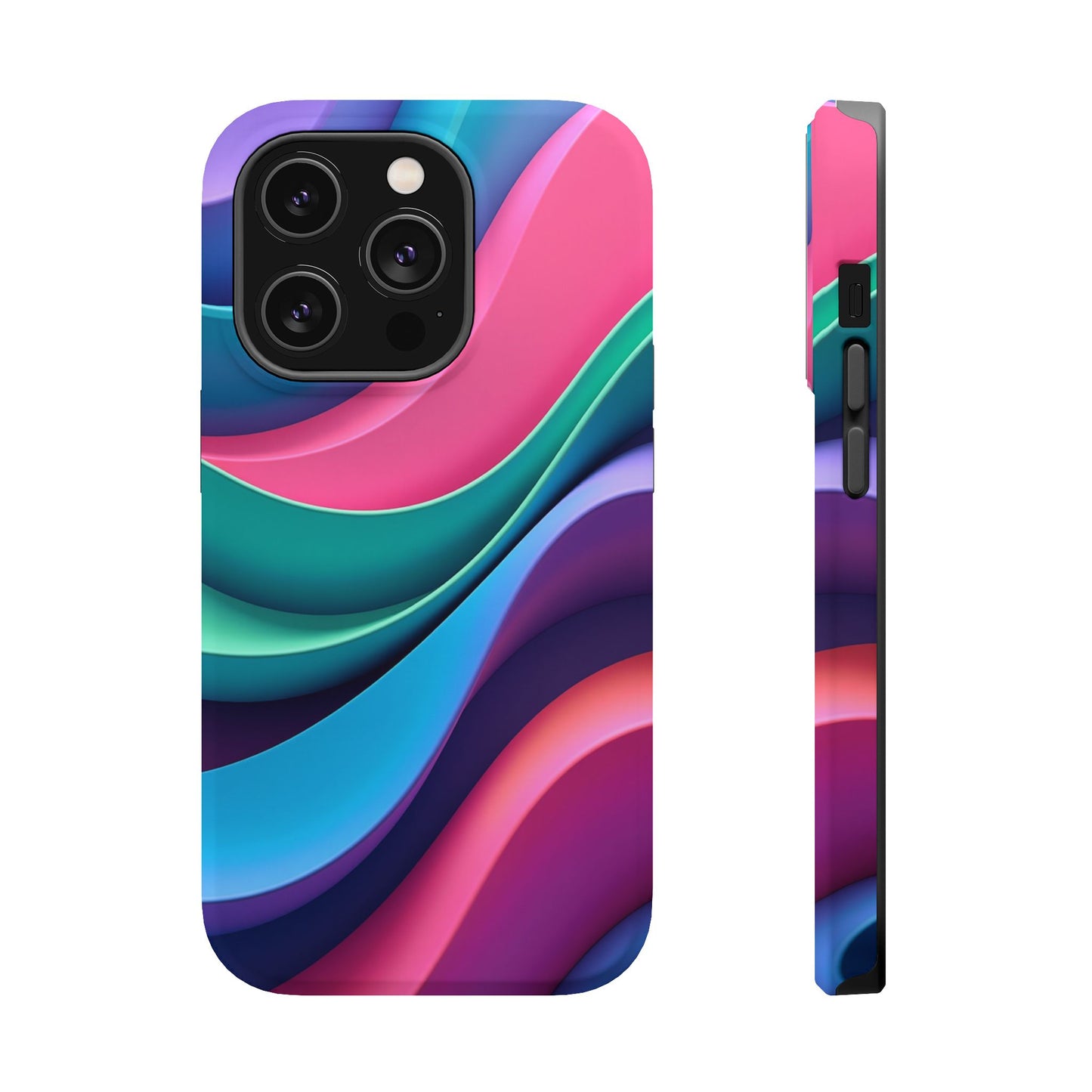 Aesthetic Wave Phone Case - Colorful iPhone Case, Ocean Gift Idea, Trendy Summer Accessory