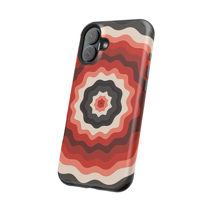70s Wave Phone Case - Aesthetic iPhone Case, Vintage Gift Idea, Trendy Summer Accessory