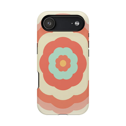 Cute Flower Phone Case - Pastel Aesthetic iPhone Case, Kawaii Gift Idea, Retro Floral Design