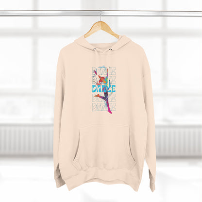 “Dance Dance Dance” Graphic Pullover, Motivational Dancer Gift, Dance Moms Inspired Apparel, Cozy Unisex Hoodie
