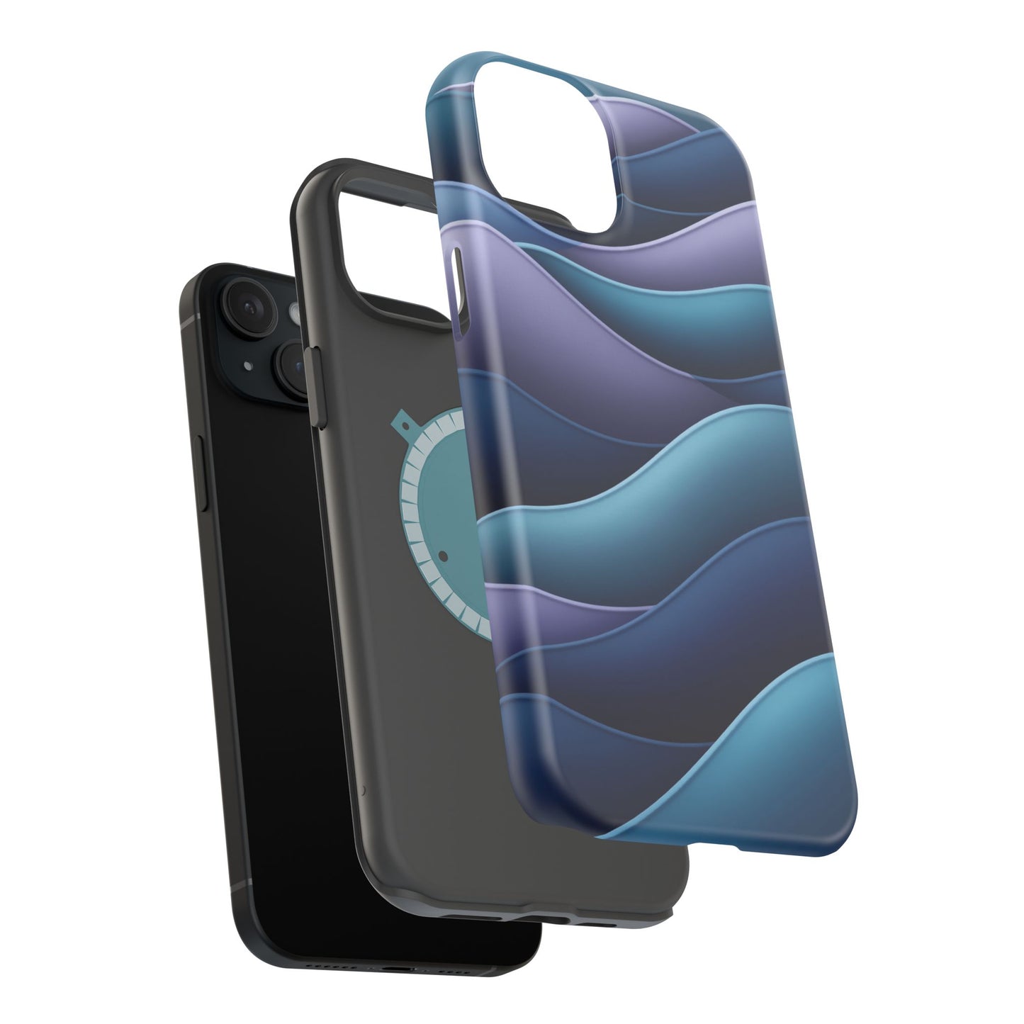 Ocean Wave Phone Case - Blue Aesthetic iPhone Case, Deep Sea Gift Idea, Trendy Water Vibes