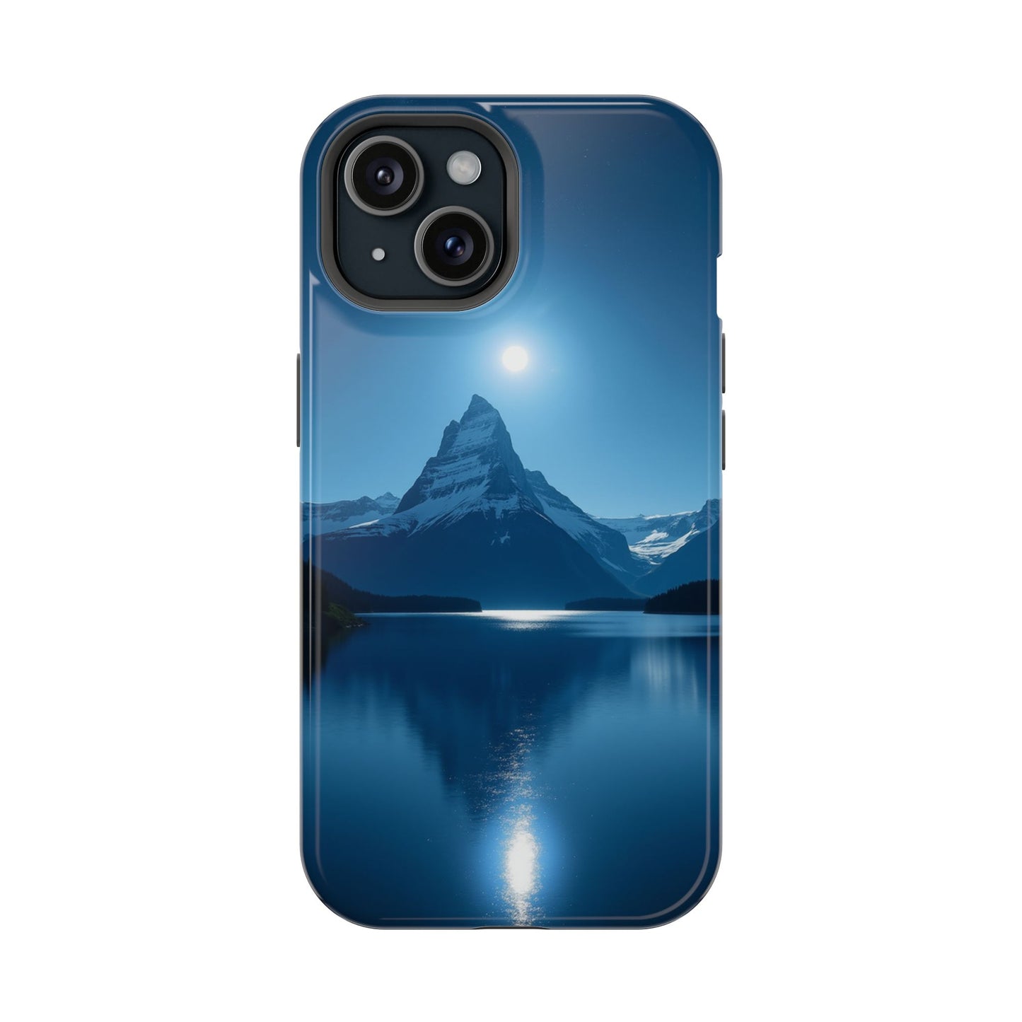 Mountain Lake Phone Case - Scenic Nature Design for iPhone 14-17 | Aesthetic Outdoor Gift