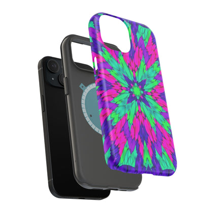 Psychedelic Mandala Phone Case - Trippy Art Gift | Colorful Flower Cases for iPhone Lovers